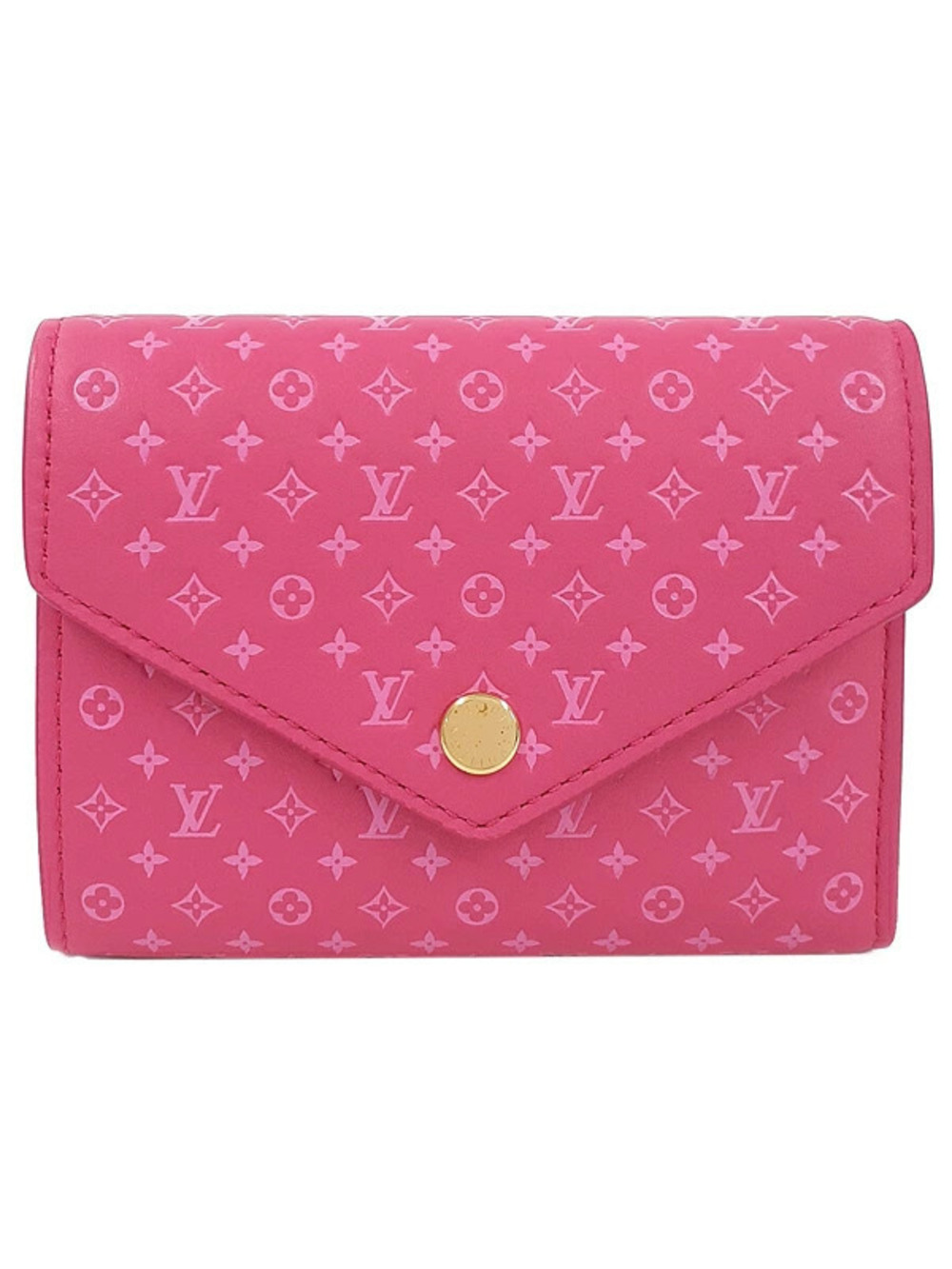 Louis Vuitton Nanogram Portefeuille Victorine Tri fold Wallet
